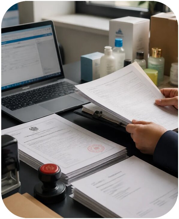 Оформление свидетельства государственной регистрации товара